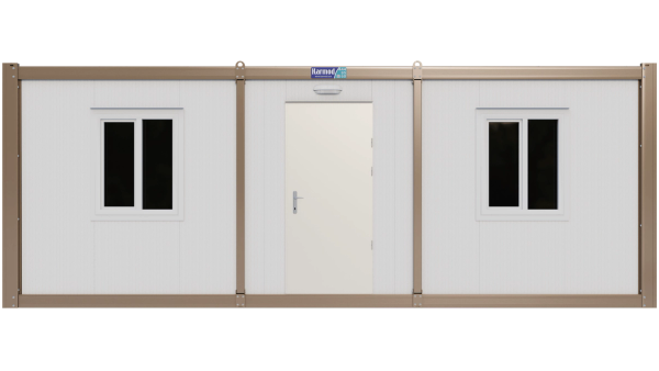 Portable Cabin 3.00m × 7.00m, front view