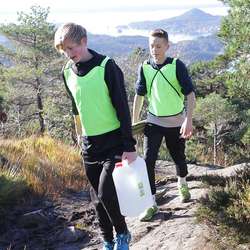 Markus Lund Valvik og Casper Lunde meldte seg til tyngste bør. (Foto: KVB)