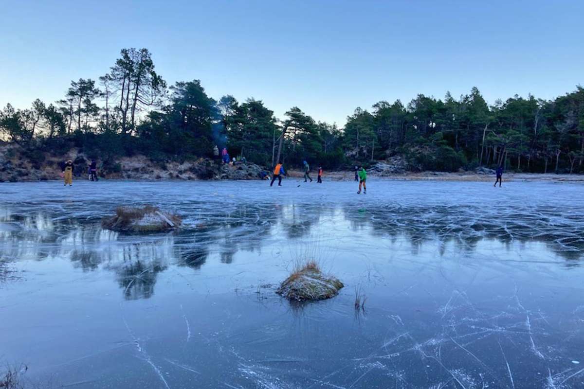 Skøytesesongen er i gang