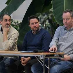 Chris, Tim Henrik og Tore i juryen. (Foto: KVB)