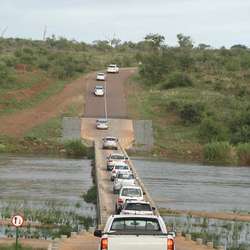 Rushtrafikk i Afrika.