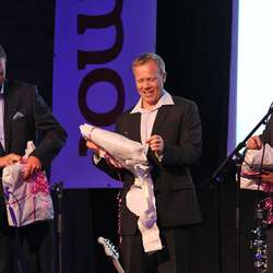 Jan Frode, Tor-André og Odd Arne Larsen, her under MX-jubileet i 2012. (Foto: Kjetil Vasby Bruarøy)