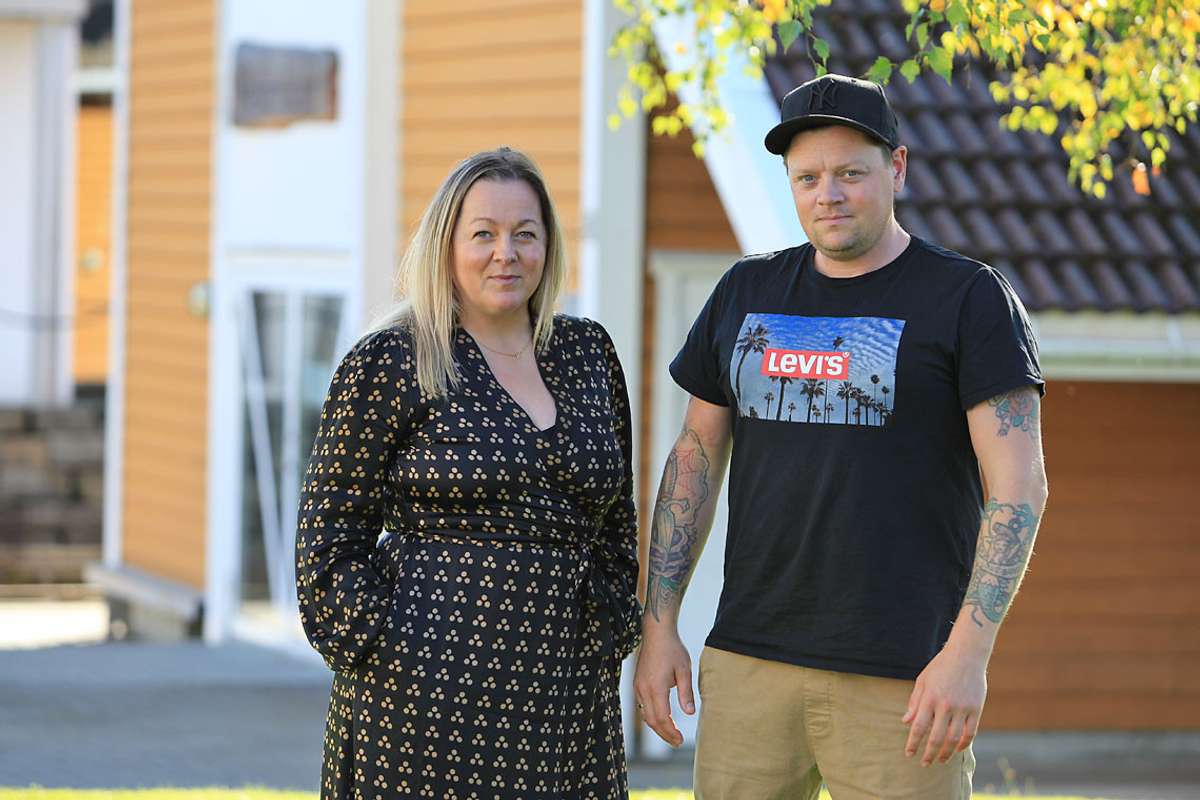 Marthe Kristensen og Christoffer Kobbeltvedt. (Foto: KVB)