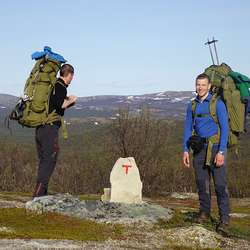 Patrik, Jon og Trygve - Norge til fots 2016.