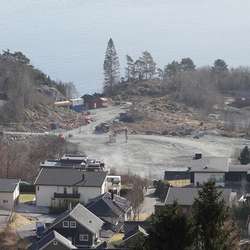 Greidalen og Tellevika. (Arkivfoto frå april i år)