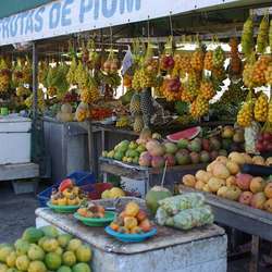 Frukt er det ikke mangel på i Brasil.