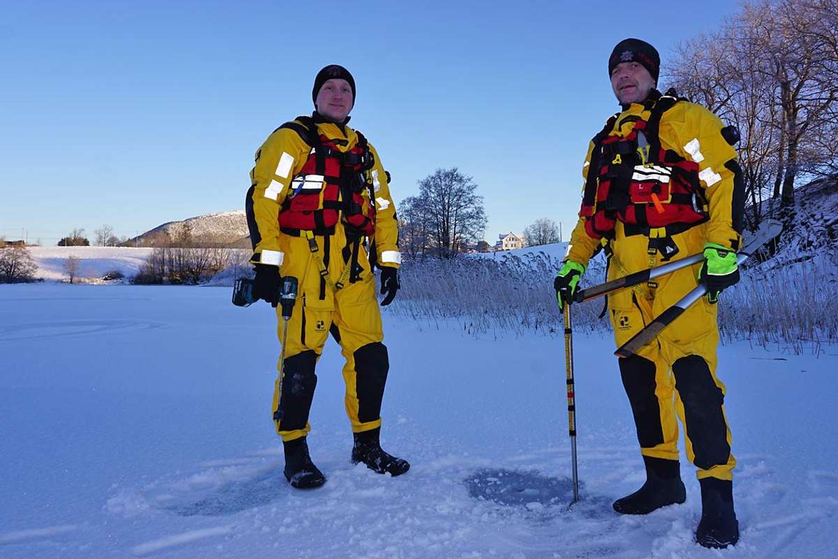 Ny måling i dag: Isen er farbar på 4 av 5 vatn
