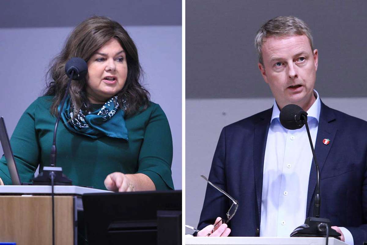 Laila Reiertsen og Terje Søviknes. (Foto: Kjetil Vasby Bruarøy)