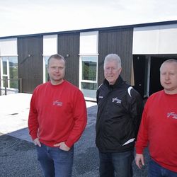 Kjetil, Kjell og Bjarte Aarvik. (Foto: Kjetil Vasby Bruarøy)