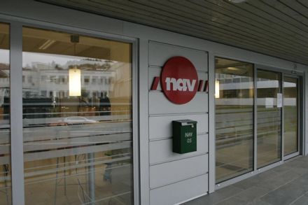 Nav-kontoret i Brugata i Os sentrum. (Foto: Kjetil Vasby Bruarøy)