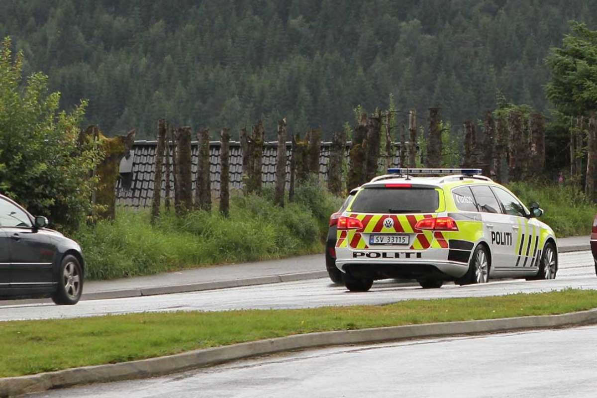 Køyrde vidare etter kjedekollisjon