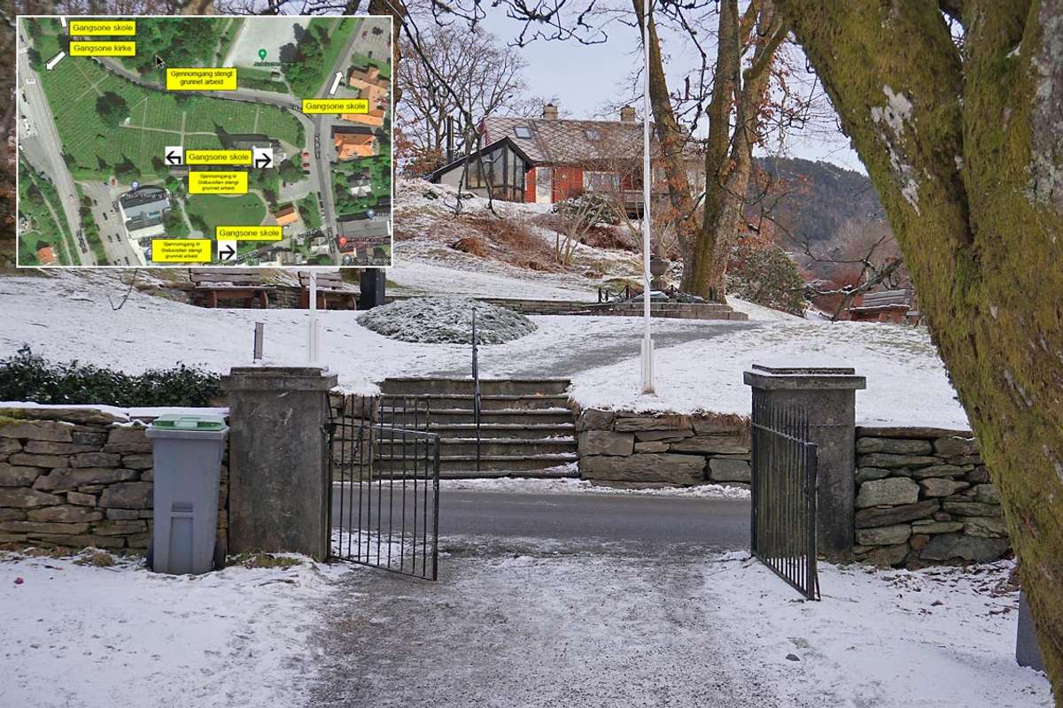 Stenger desse gangvegane i neste veke