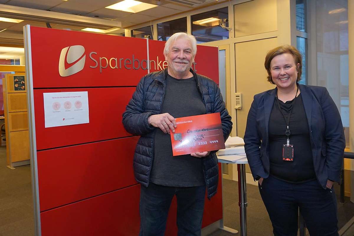 Fekk 50.000 kroner til ny Røde Kors-båt