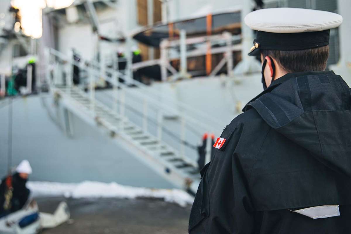 Øvelse TG-21-1 er i gang. (Foto: Sjøforsvaret)