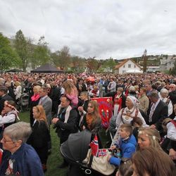 17. mai 2016 på Kyrkjeflaten. (Foto: Andris Hamre)