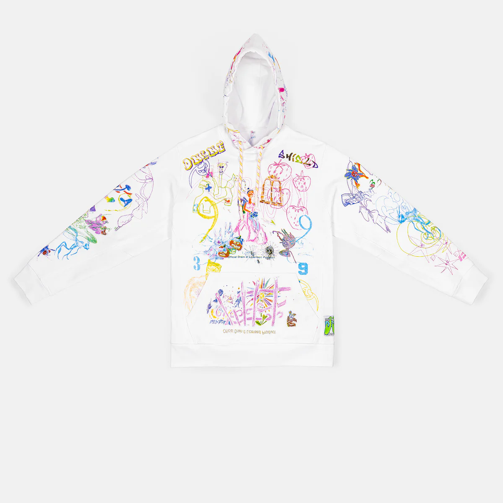 333 Extasia Hoodie (White) — image 1 of 8