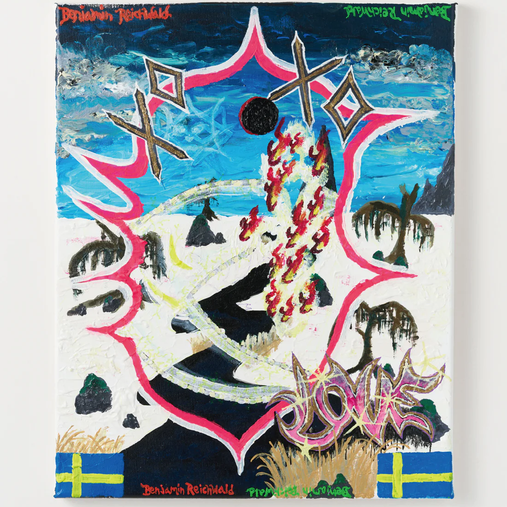 Benjamin Reichwald "XoXo LOVE" Painting — image 1 of 1