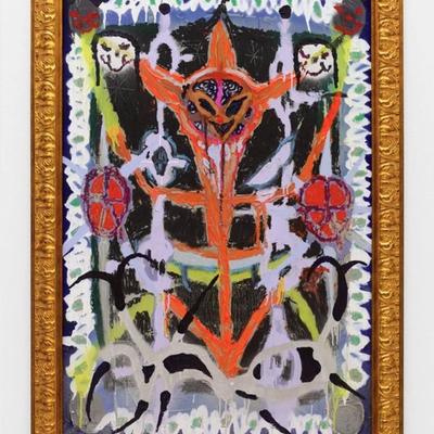 Benjamin Reichwald and Jonas Rönnberg "Återfall" Painting