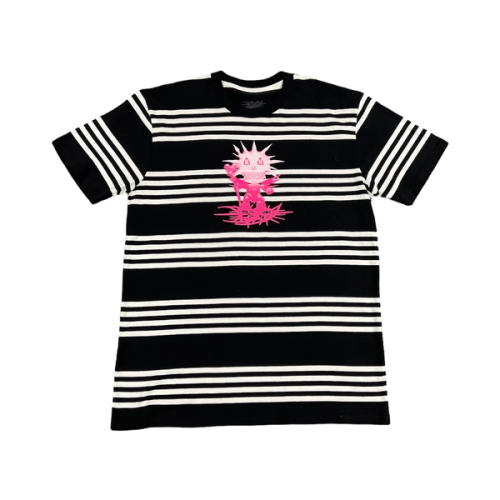D-9 Striped Tee (Black / White)