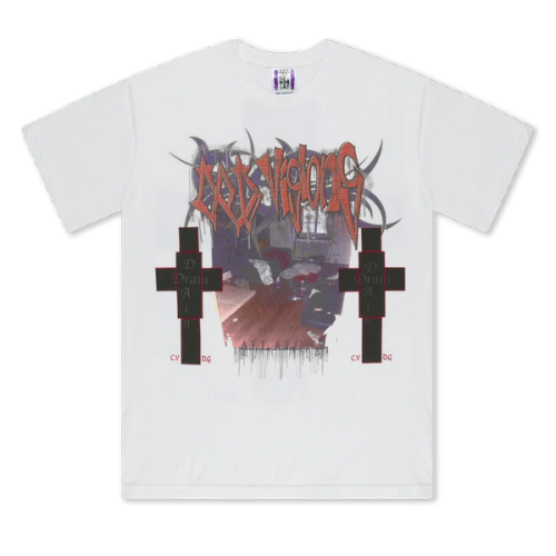 COLD VISIONS 32 White Tee