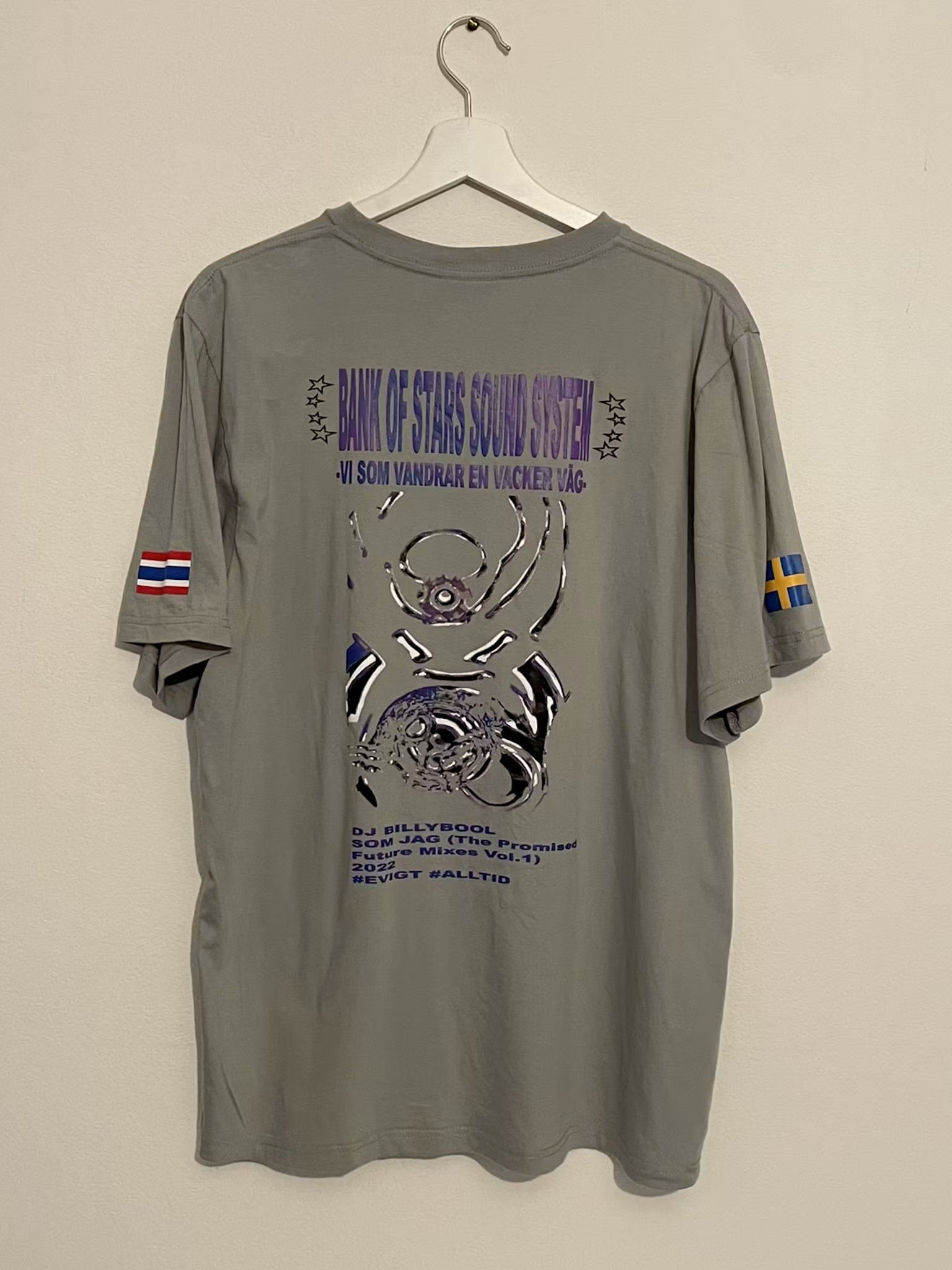 Dj Billybool The Promise Future Tee ( Grey ) Som Jag Tee (Grey)