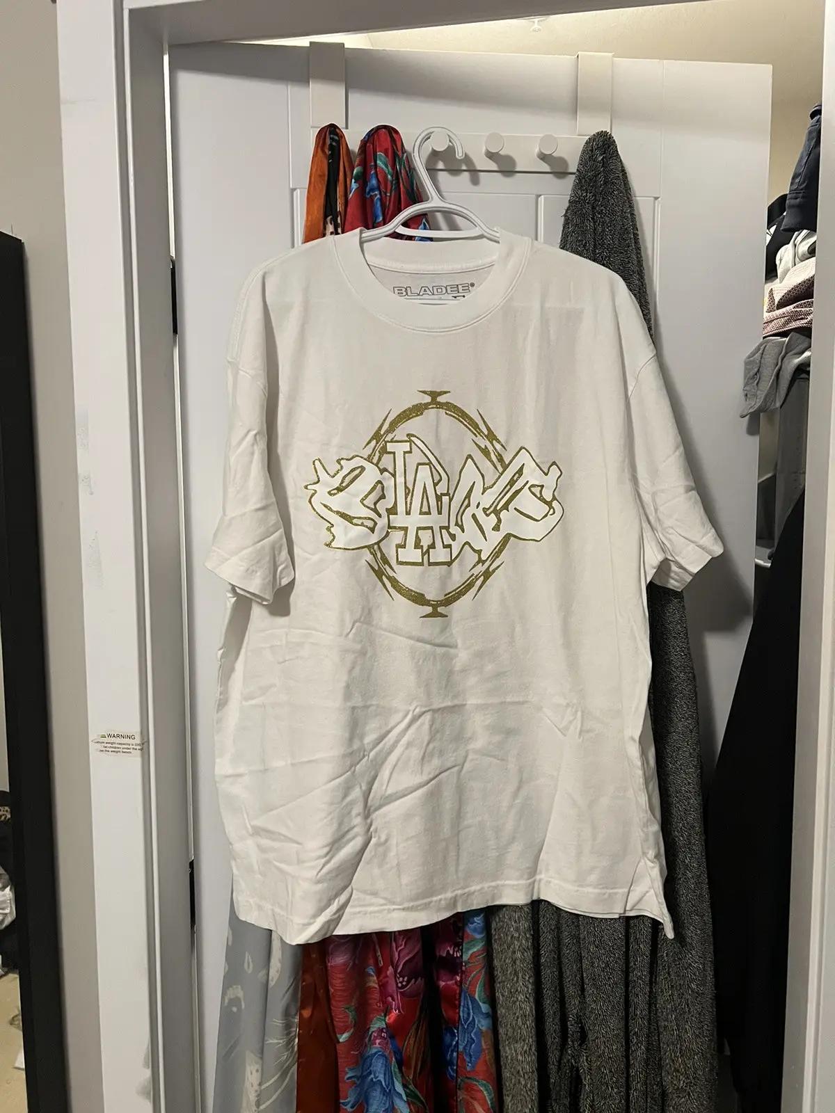 Razorwire / Exer Tee (White/Gold) (US)