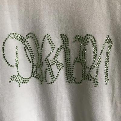 Drain Rhinestone Tee (White)