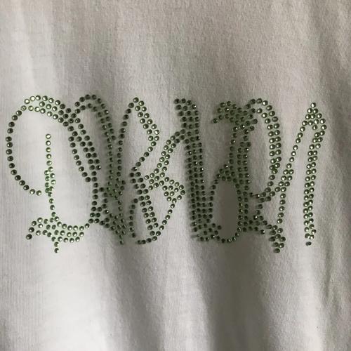 Drain Rhinestone Tee (White)