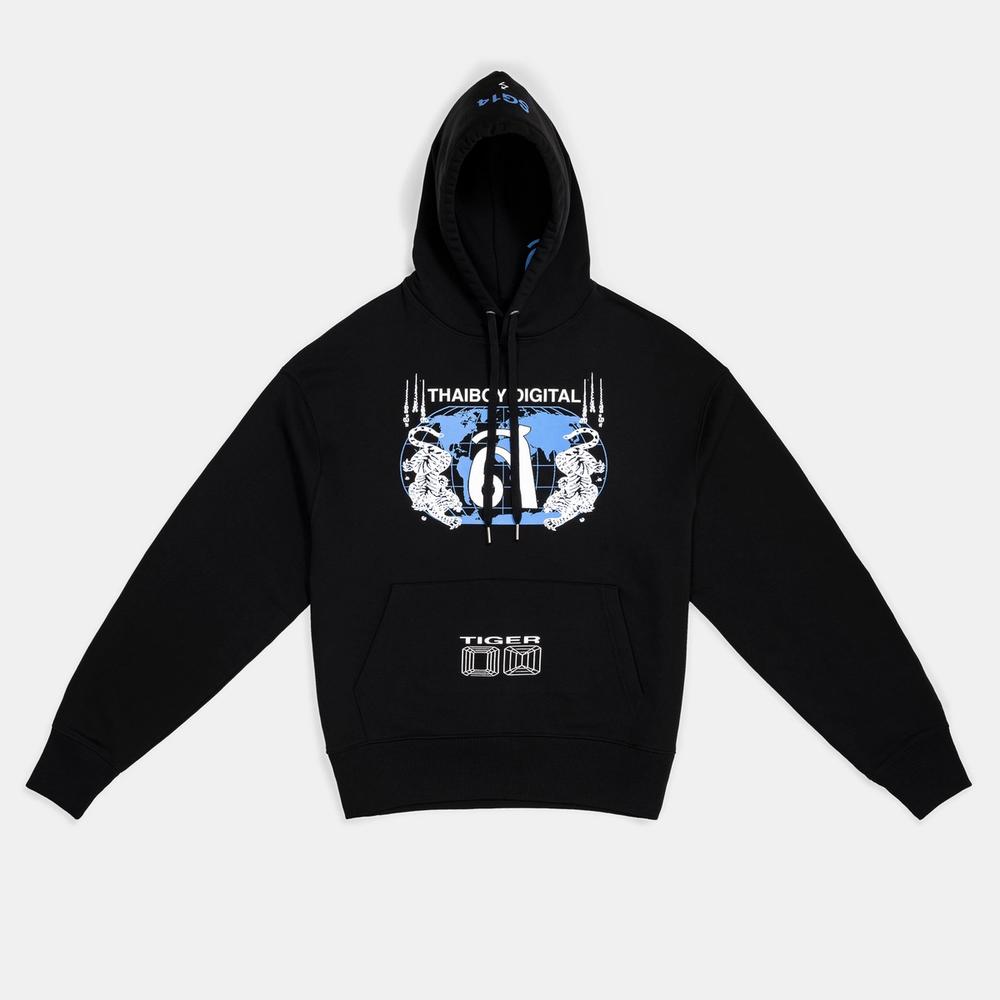 Tiger Hoodie (Black/Blue) (EU) - View 1