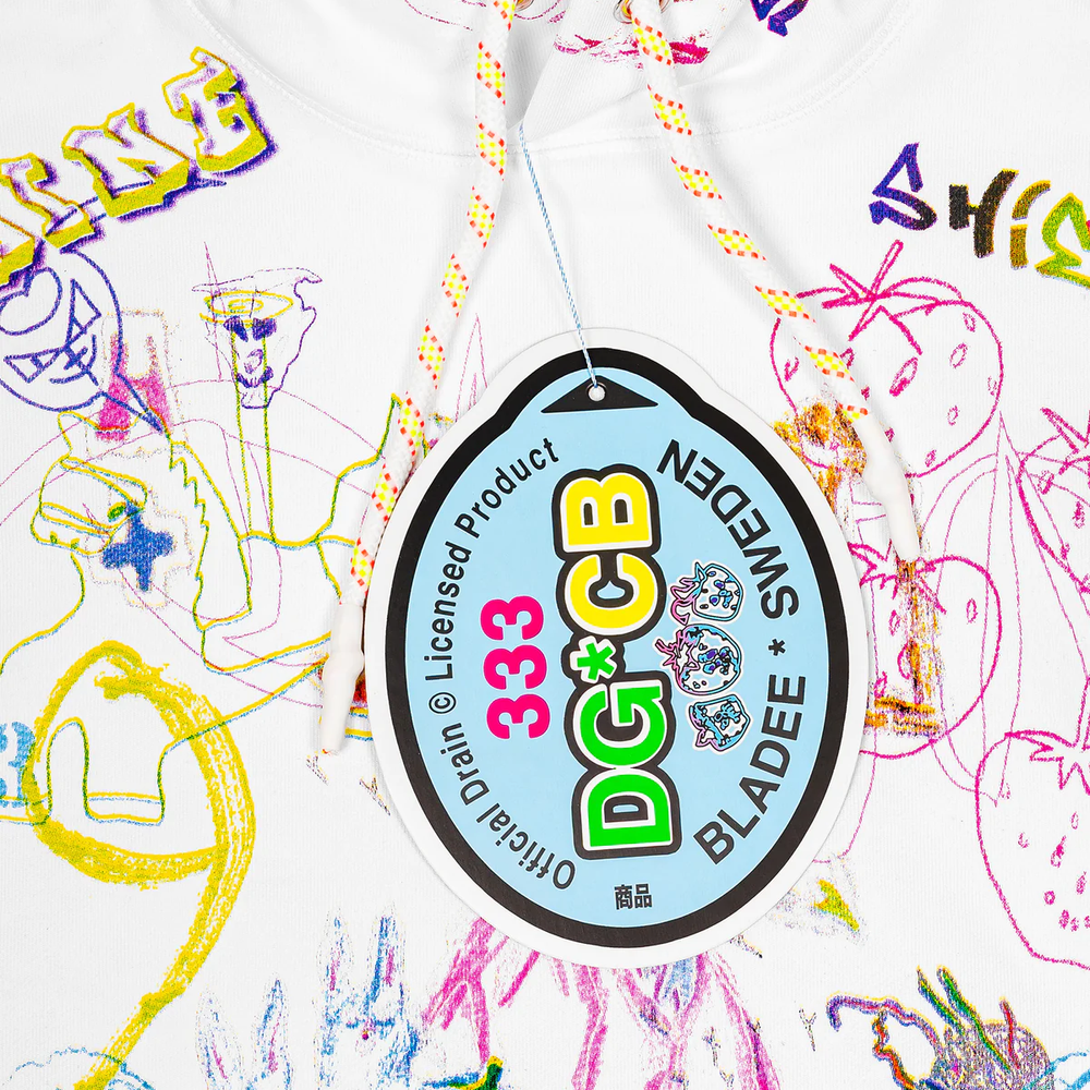 333 Extasia Hoodie (White) — image 6 of 8