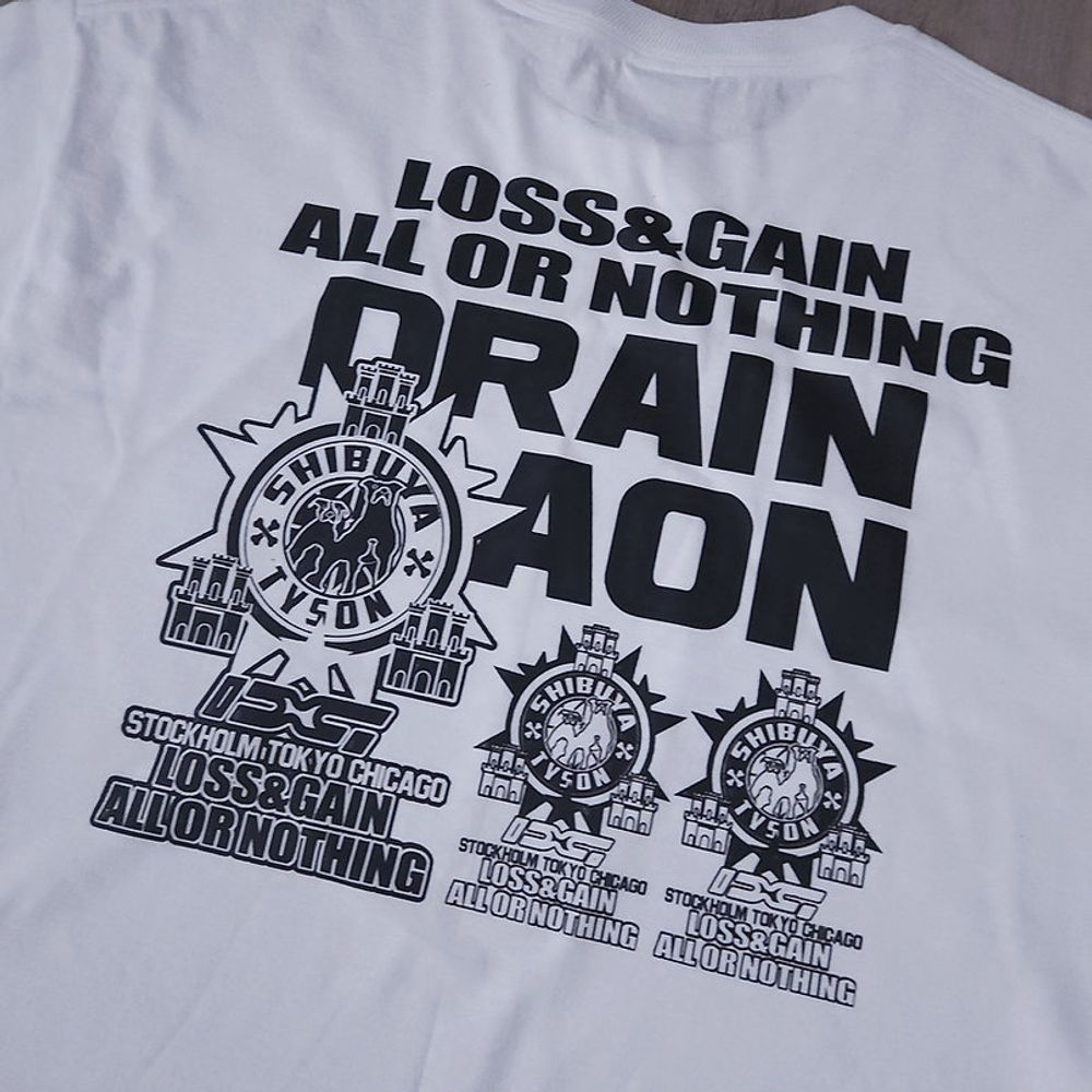 Drain Gang Aon Shibuya Tyson collabo Tee (White) — image 3 of 3