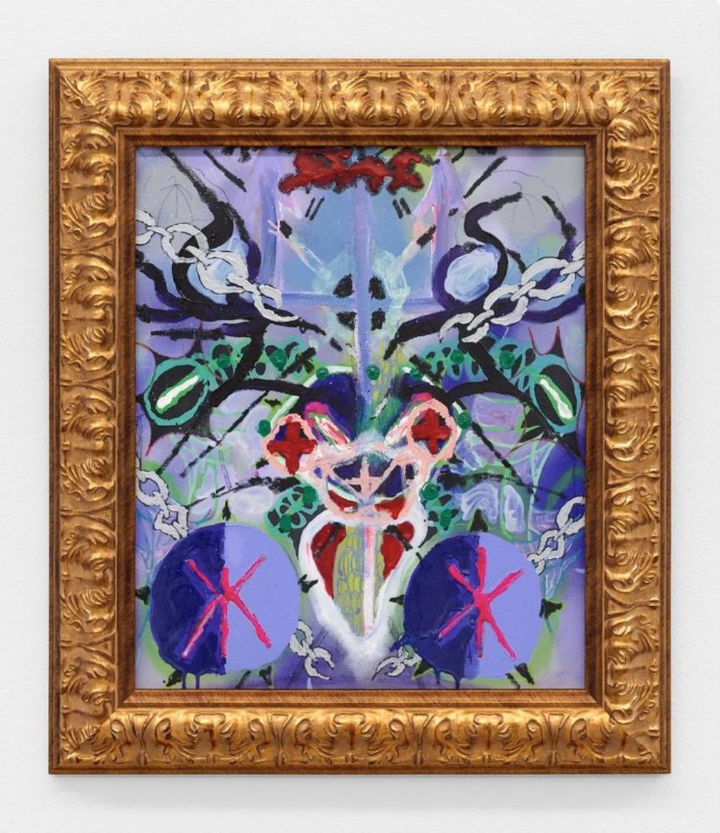 Benjamin Reichwald and Jonas Rönnberg "Nyfödd Gilera 180" Painting