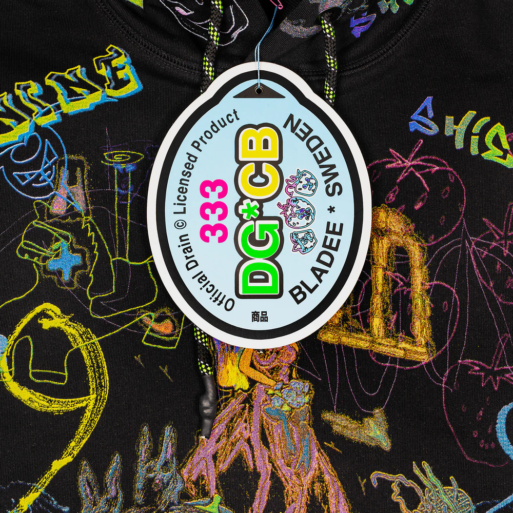 333 Extasia Hoodie (Black) — image 6 of 8