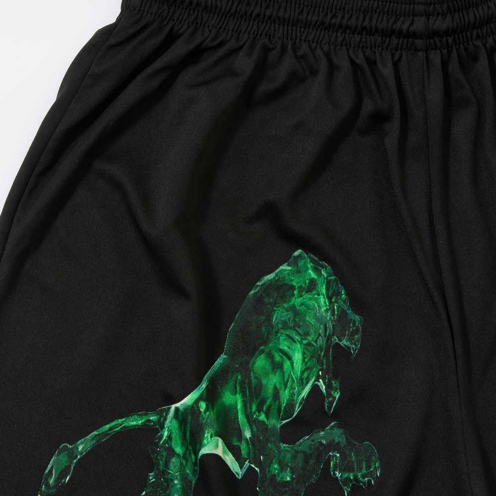 Green Lion / The Fool Basketball Shorts (Black) — image 3 of 5