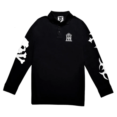 SNOWMOON ★ Bank of Star Polo Longsleeve Bank of Star Polo Longsleeve (Black)