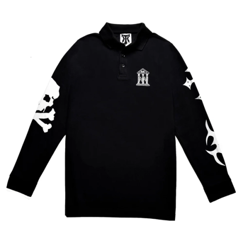 SNOWMOON ★ Bank of Star Polo Longsleeve Bank of Star Polo Longsleeve (Black)
