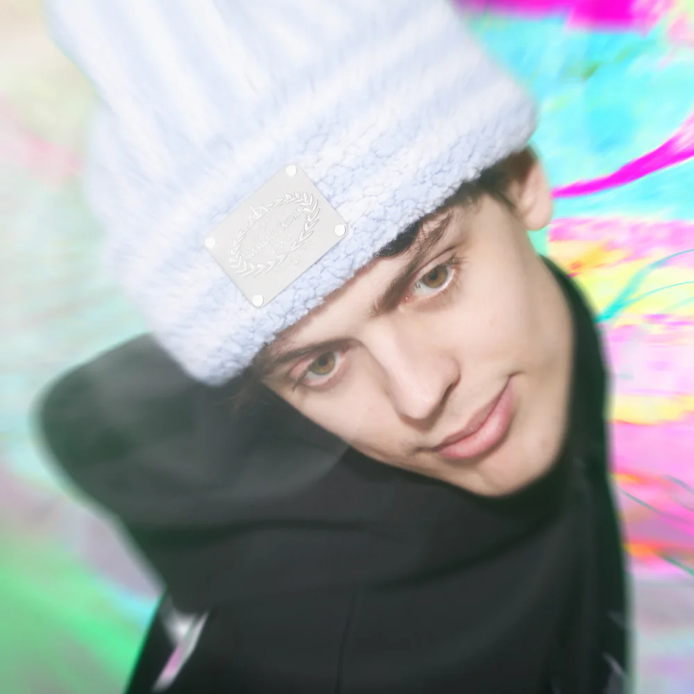 Sadboys Gear SBG 001 Beanie (White-light blue stripe) — image 1 of 1