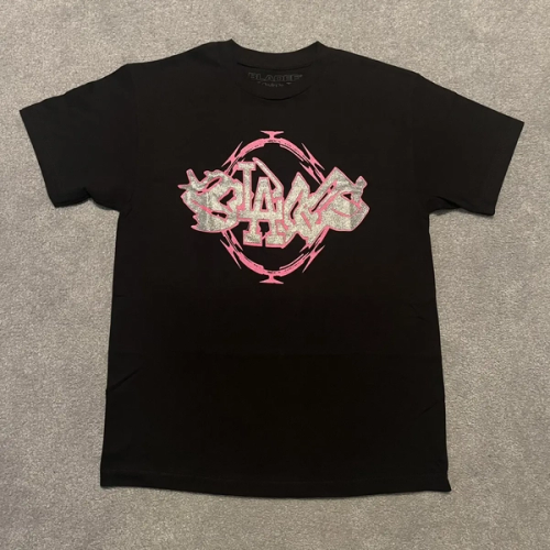 Razorwire / Exer Tee (Black/Pink) (US)