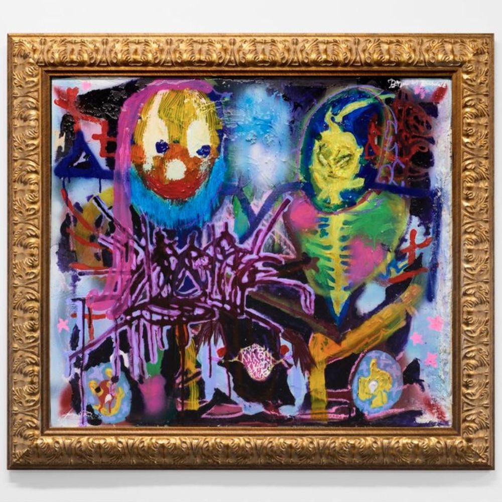 Benjamin Reichwald and Jonas Rönnberg "OCB dinitrol" Painting — image 1 of 1
