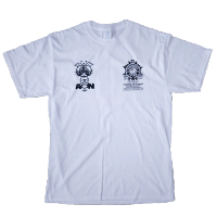 Drain Gang Aon Shibuya Tyson collabo Tee (White) - Thumbnail 1