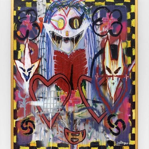 Benjamin Reichwald and Jonas Rönnberg "24K-Valhallvägen" Painting