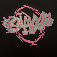 Razorwire / Exer Tee (Black/Pink) (US) - Thumbnail 3
