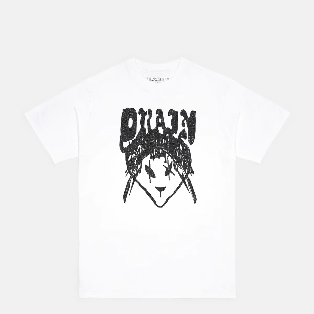Drain / Strawberry Alien Tee (White/Black) (EU) — image 1 of 4