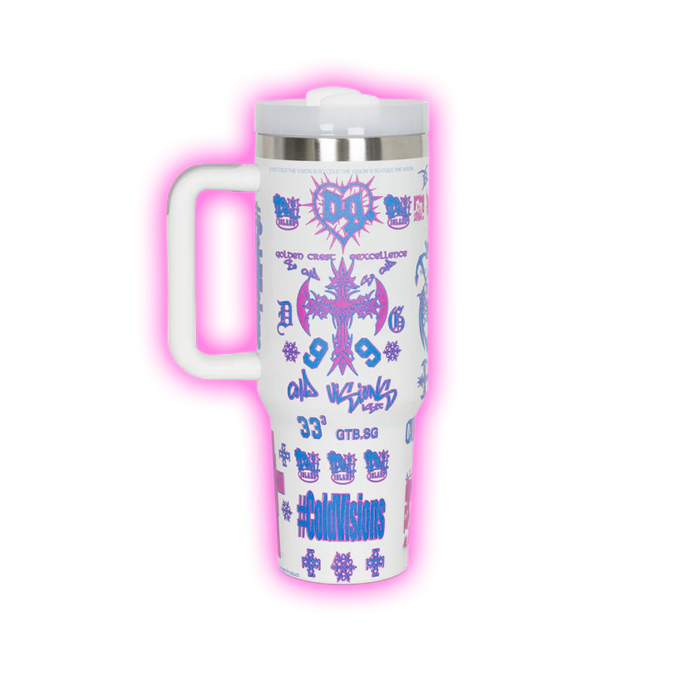 COLD VISIONS White Tumbler — image 3 of 6
