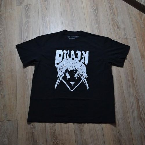 Drain / Strawberry Alien Tee (Black/White) (US)