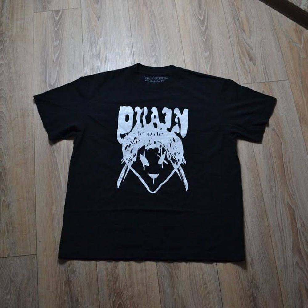 Drain / Strawberry Alien Tee (Black/White) (US) — image 1 of 4