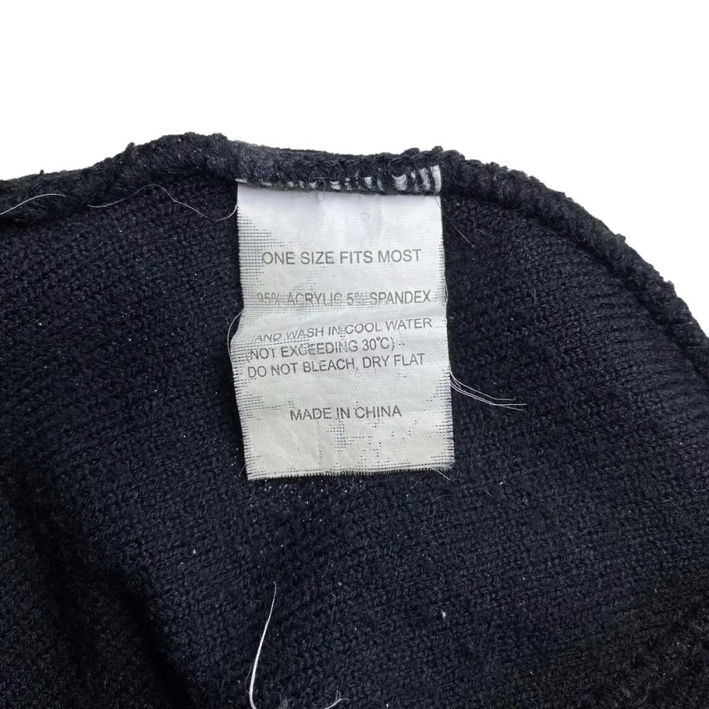 Trash Island Beanie (Black) — image 5 of 5