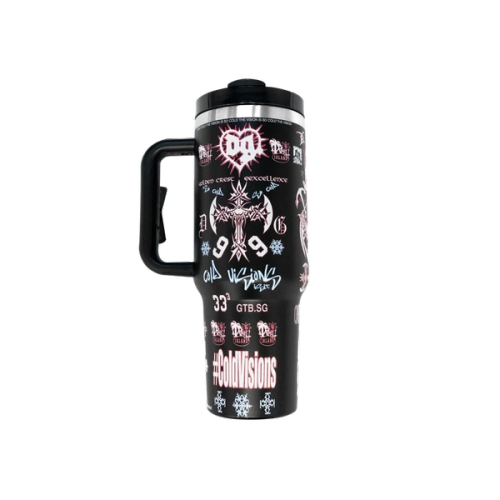 COLD VISIONS Black Tumbler
