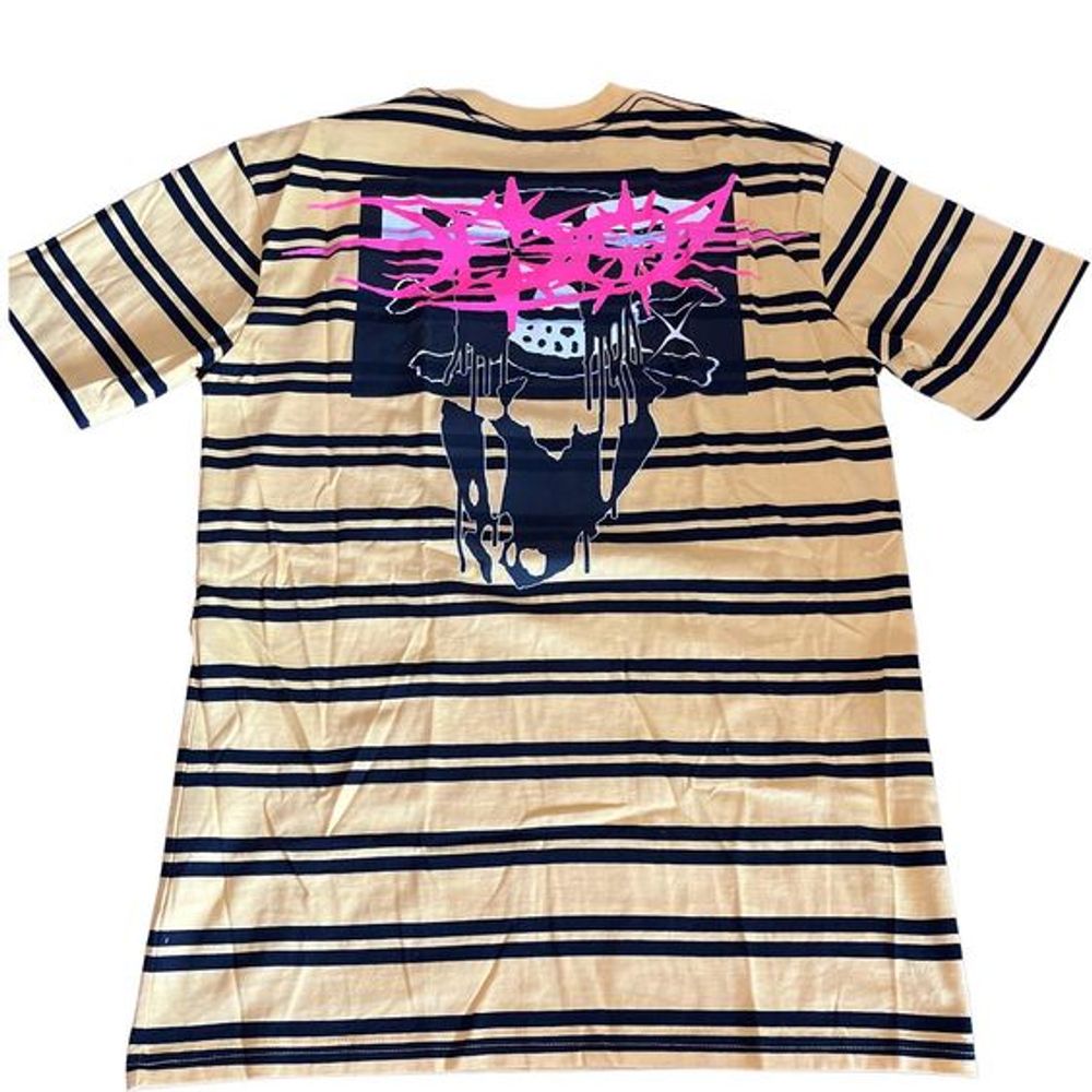 D-9 Striped Tee (Yellow/Black) — image 2 of 5