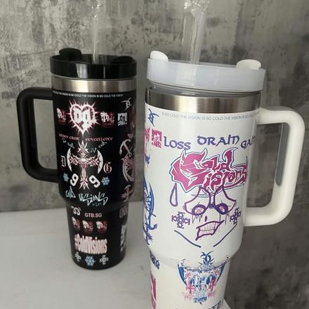 COLD VISIONS Black Tumbler